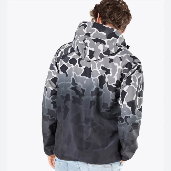 ADIDAS Originals Camouflage Windbreaker Multicolor Men's Hooded Jacket Medium - Picture 3 of 13